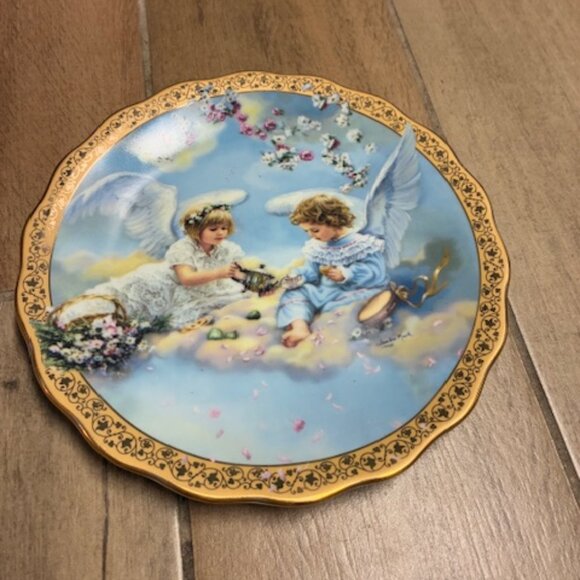 Precious Party by Sandra Kuck Collectible Plate - Picture 1 of 2